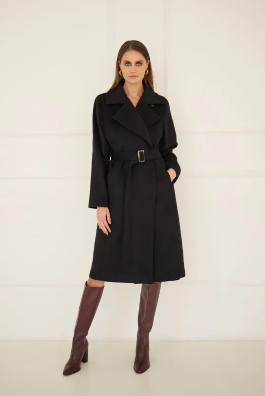 Classic Cashmere Coat Black sold by Ivalo.com