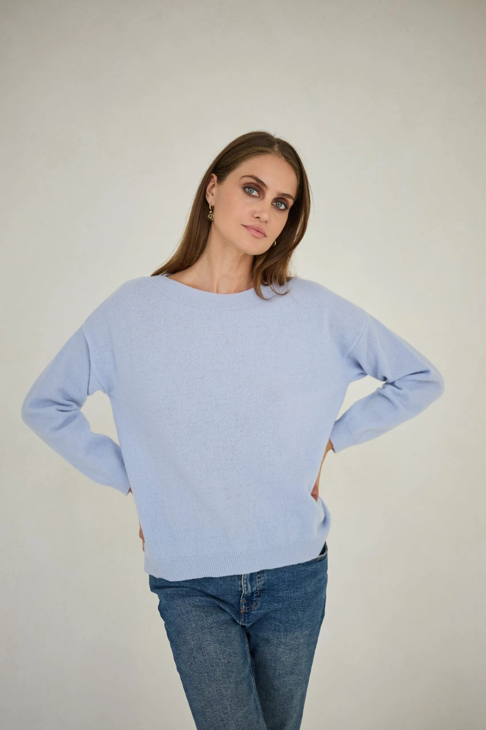 Cashmere Sweater Juliette Pale Blue sold by Ivalo.com product image thumbnail 3