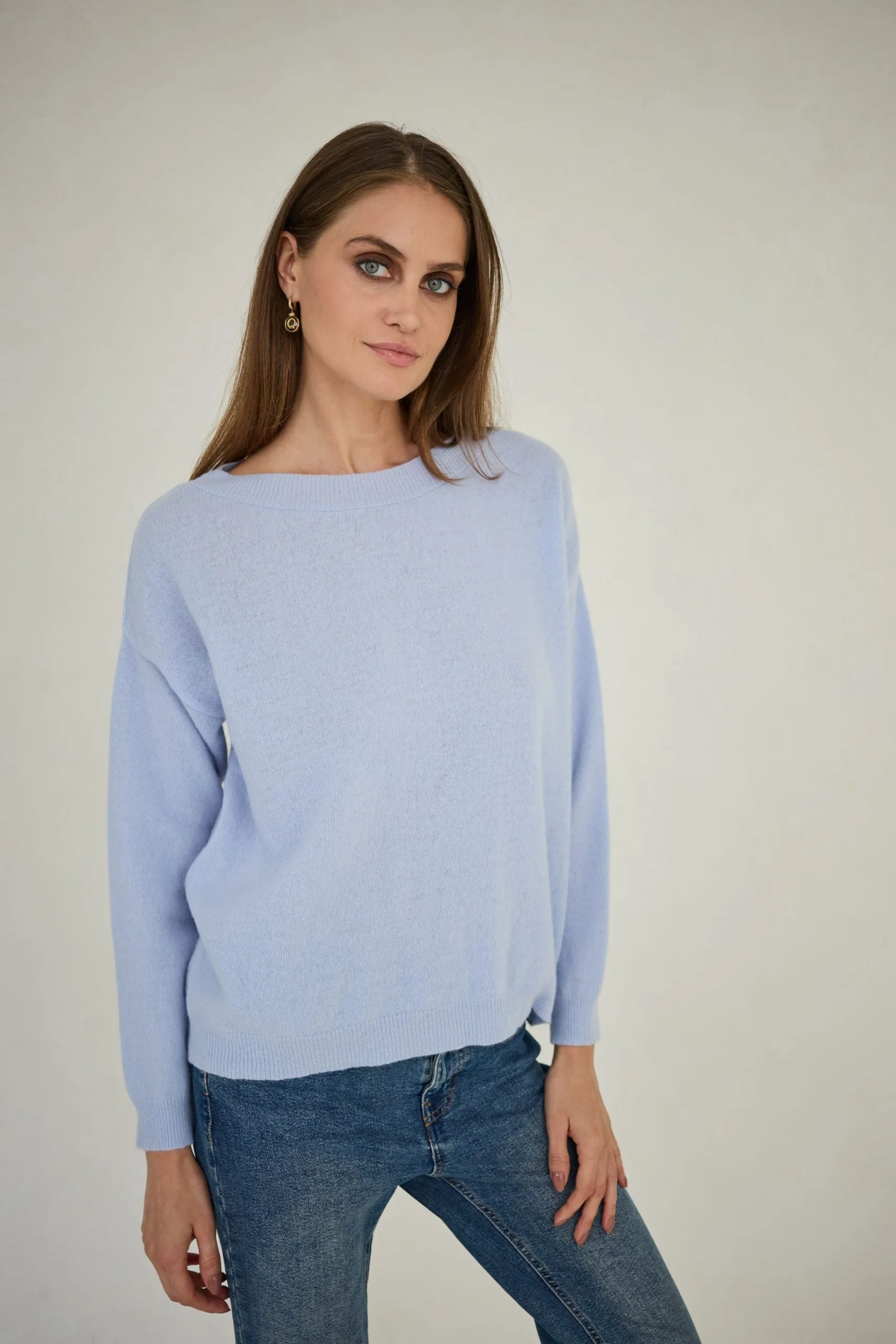 Cashmere Sweater Juliette Pale Blue sold by Ivalo.com product image thumbnail 4