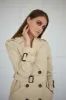 Short Trench Coat Light Beige sold by Ivalo.com