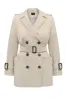 Short Trench Coat Light Beige sold by Ivalo.com