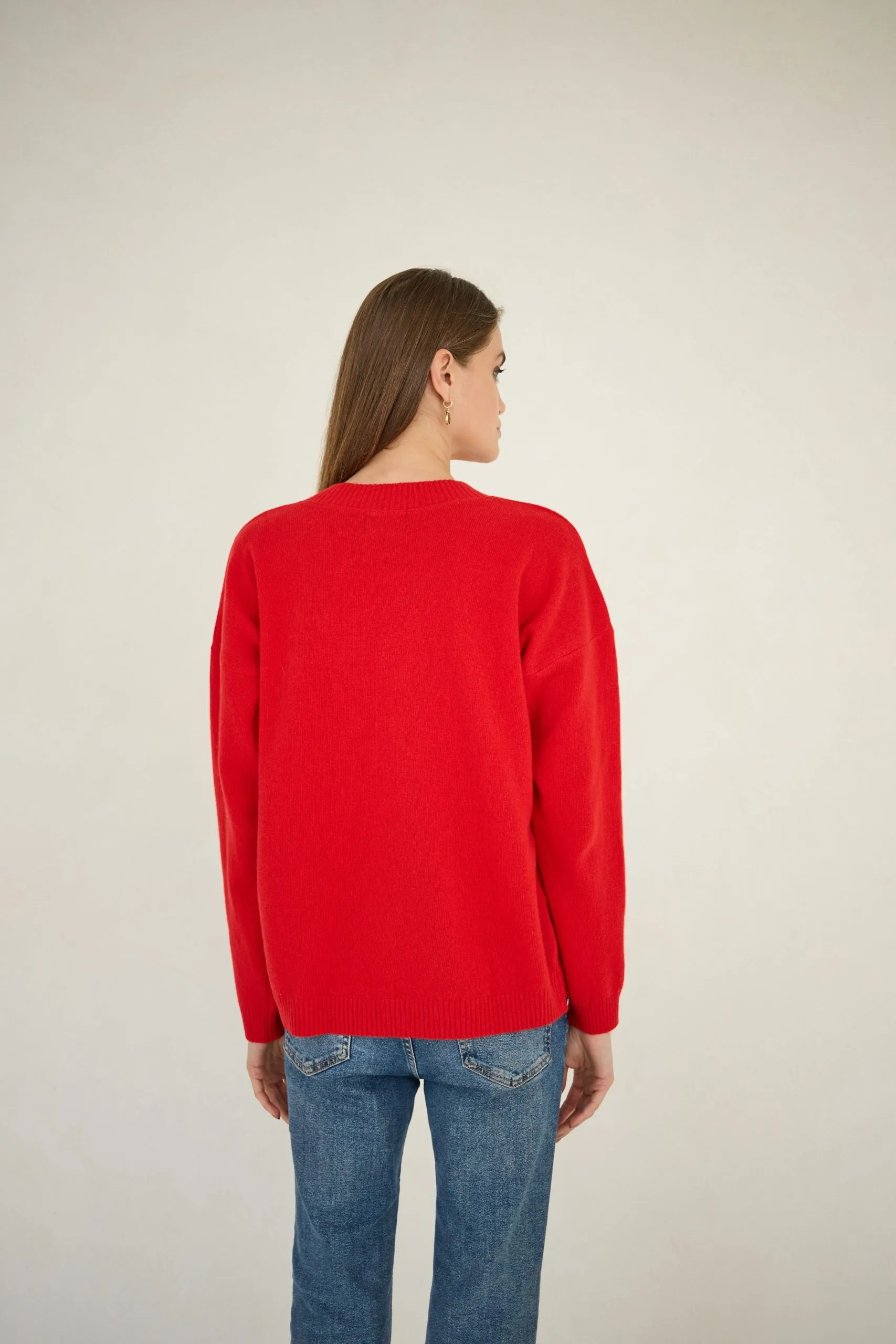 Cashmere Sweater Red sold by Ivalo.com product image thumbnail 2
