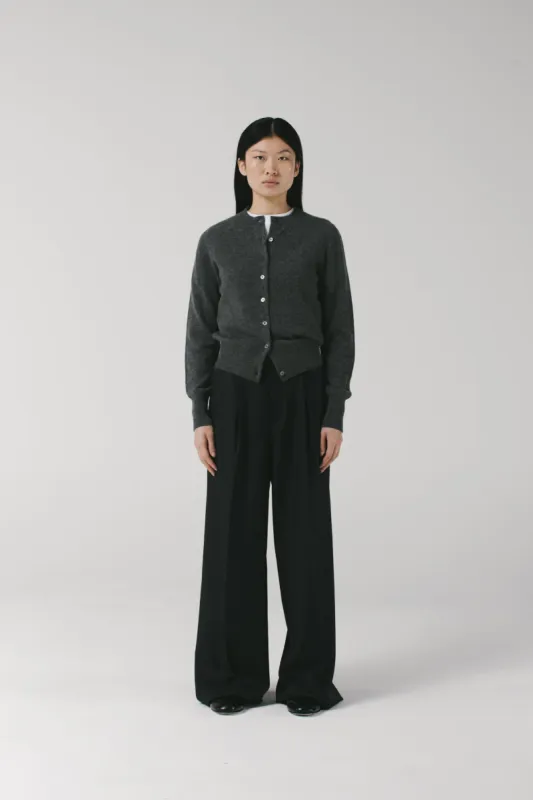 Merino Cashmere Knit Cardigan Grey sold by Ivalo.com