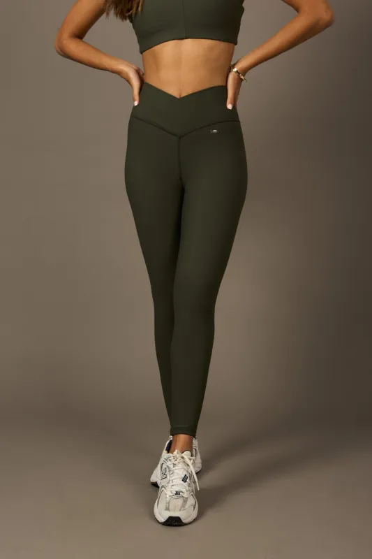 Crossed Daily Legging Deep Forest Green sold by Ivalo.com