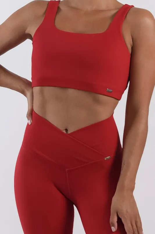 West Biker Shorts Red sold by Ivalo.com