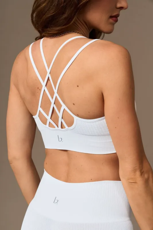 Earth Sports Bra White sold by Ivalo.com