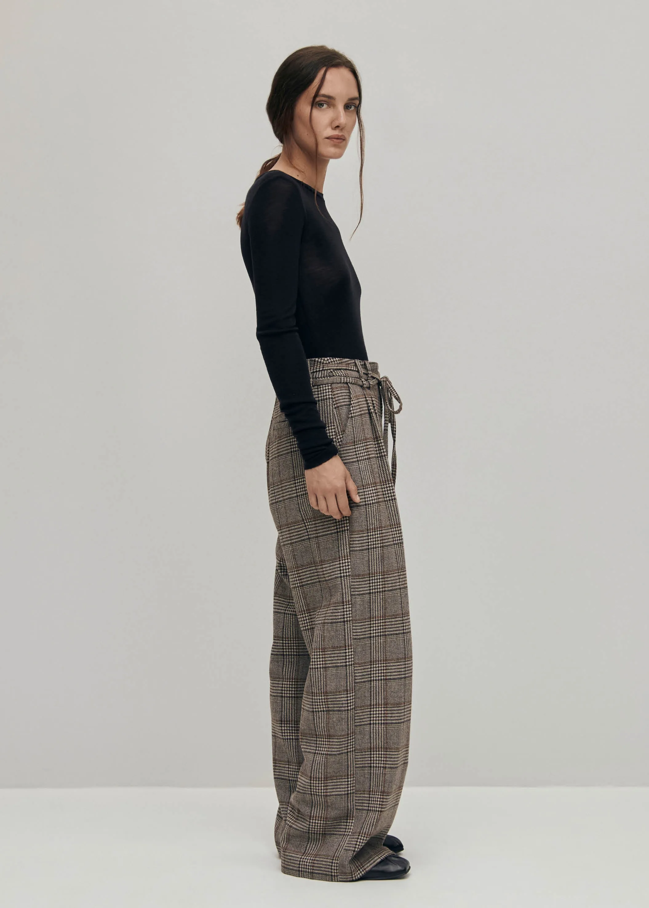 Kathy Checks Brown Pants sold by Ivalo.com product image thumbnail 4