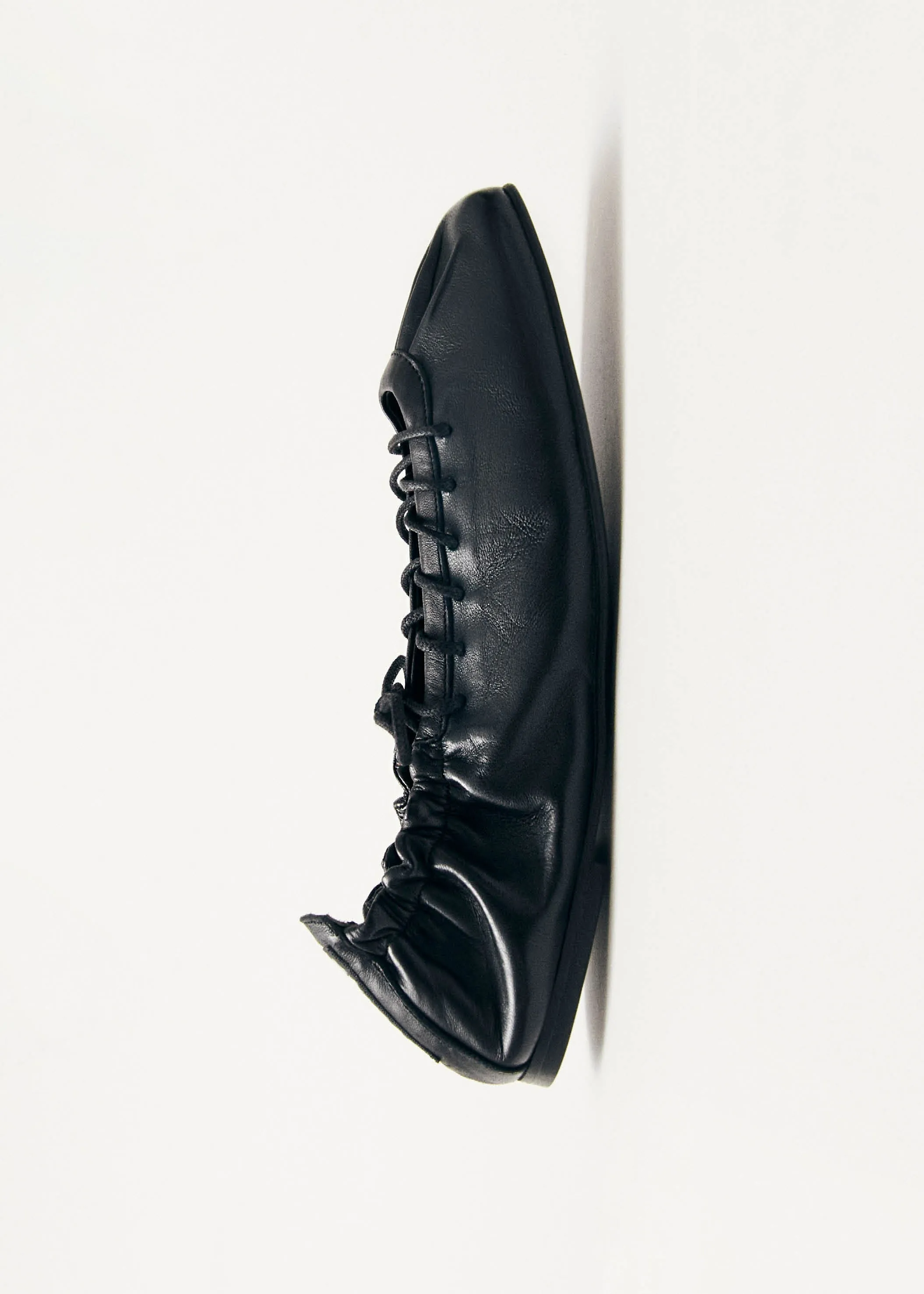 Aureline Black Leather Ballet Flats sold by Ivalo.com product image thumbnail 4