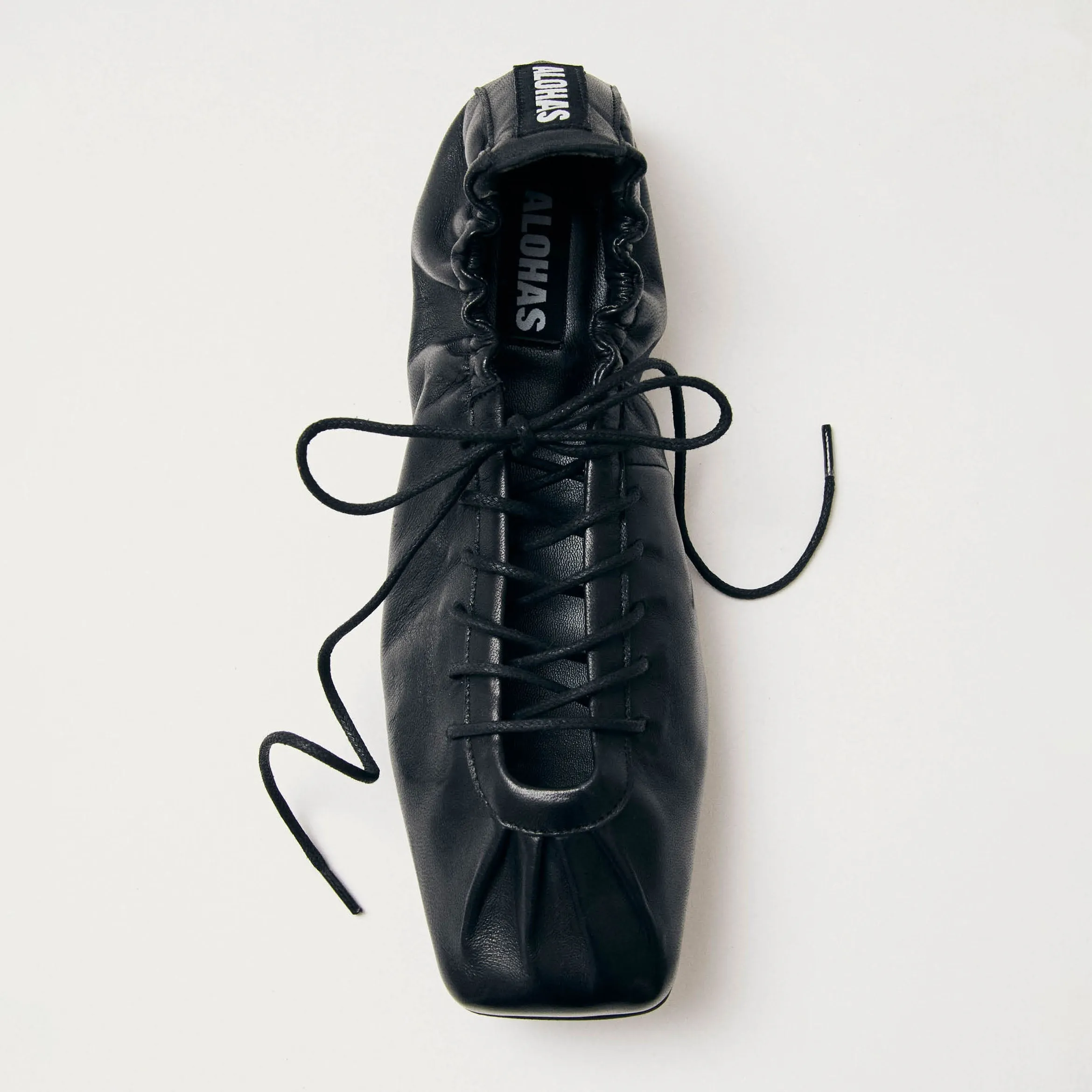 Aureline Black Leather Ballet Flats sold by Ivalo.com product image thumbnail 3