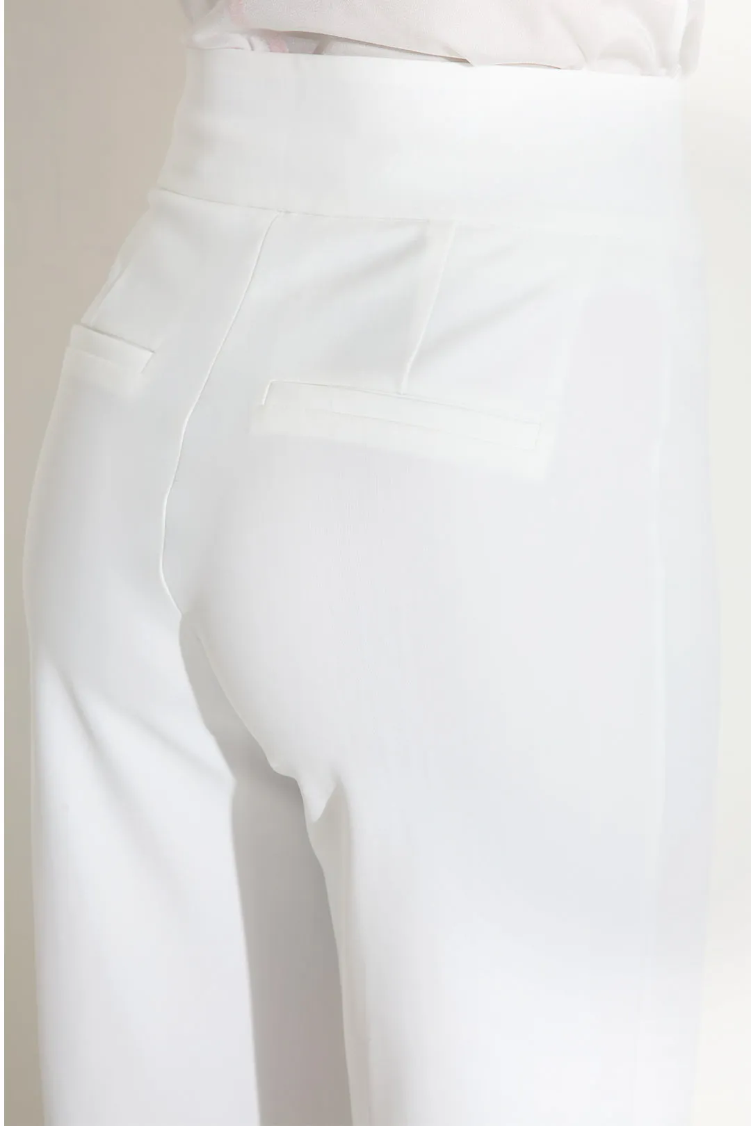 Harmony Trousers High Waisted White sold by Ivalo.com product image thumbnail 5