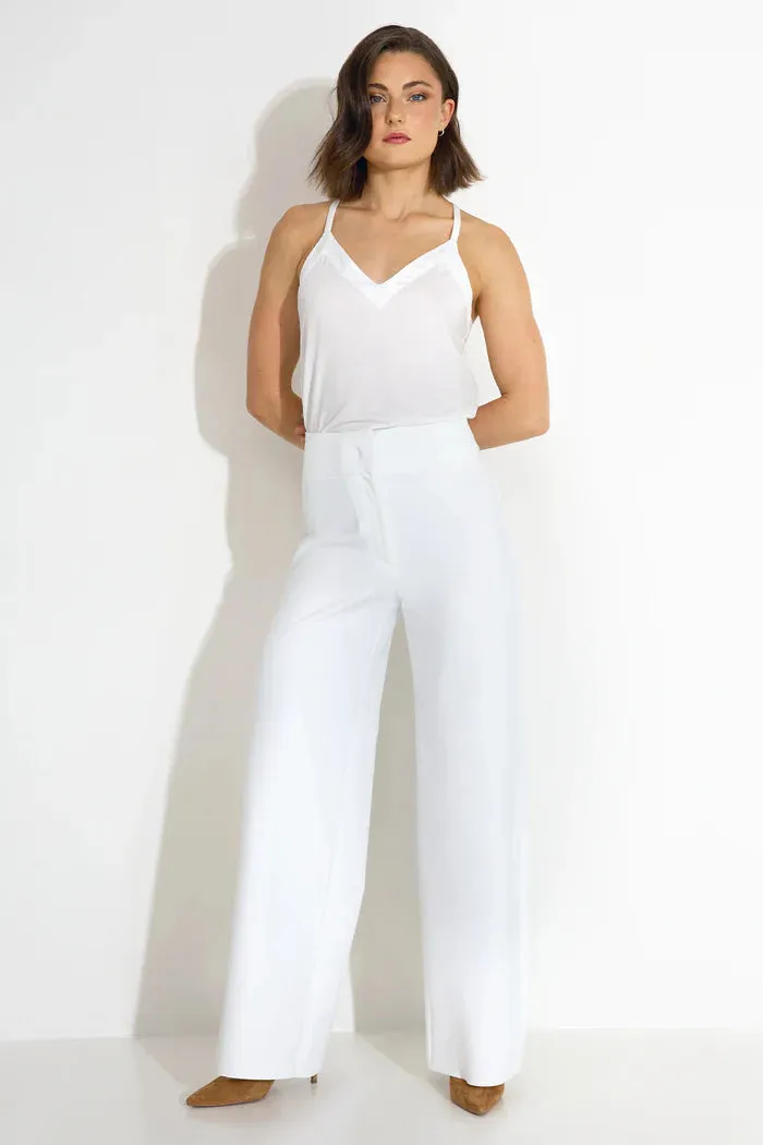 Harmony Trousers High Waisted White sold by Ivalo.com