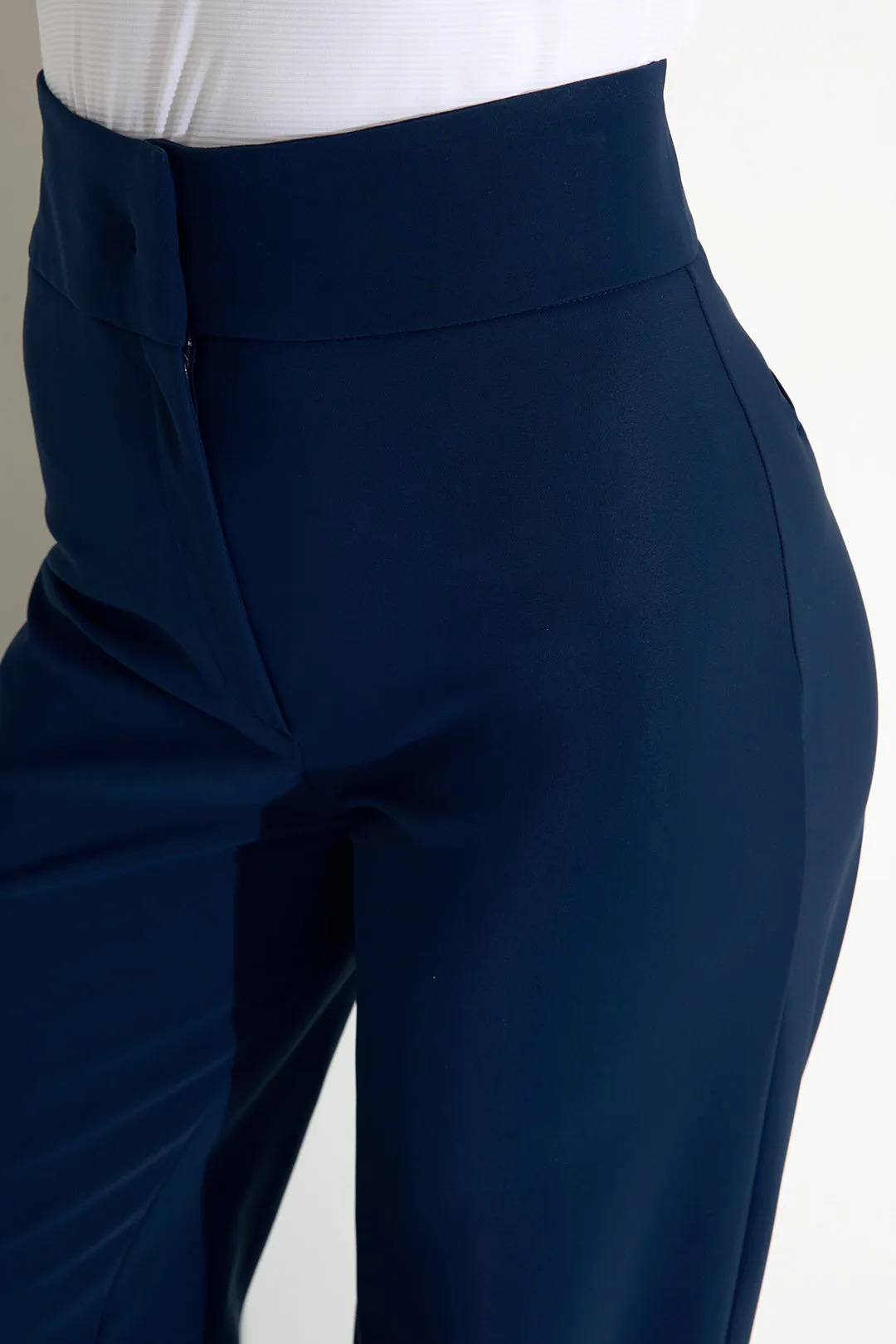 Harmony Trousers High Waisted Dark Blue sold by Ivalo.com product image thumbnail 5