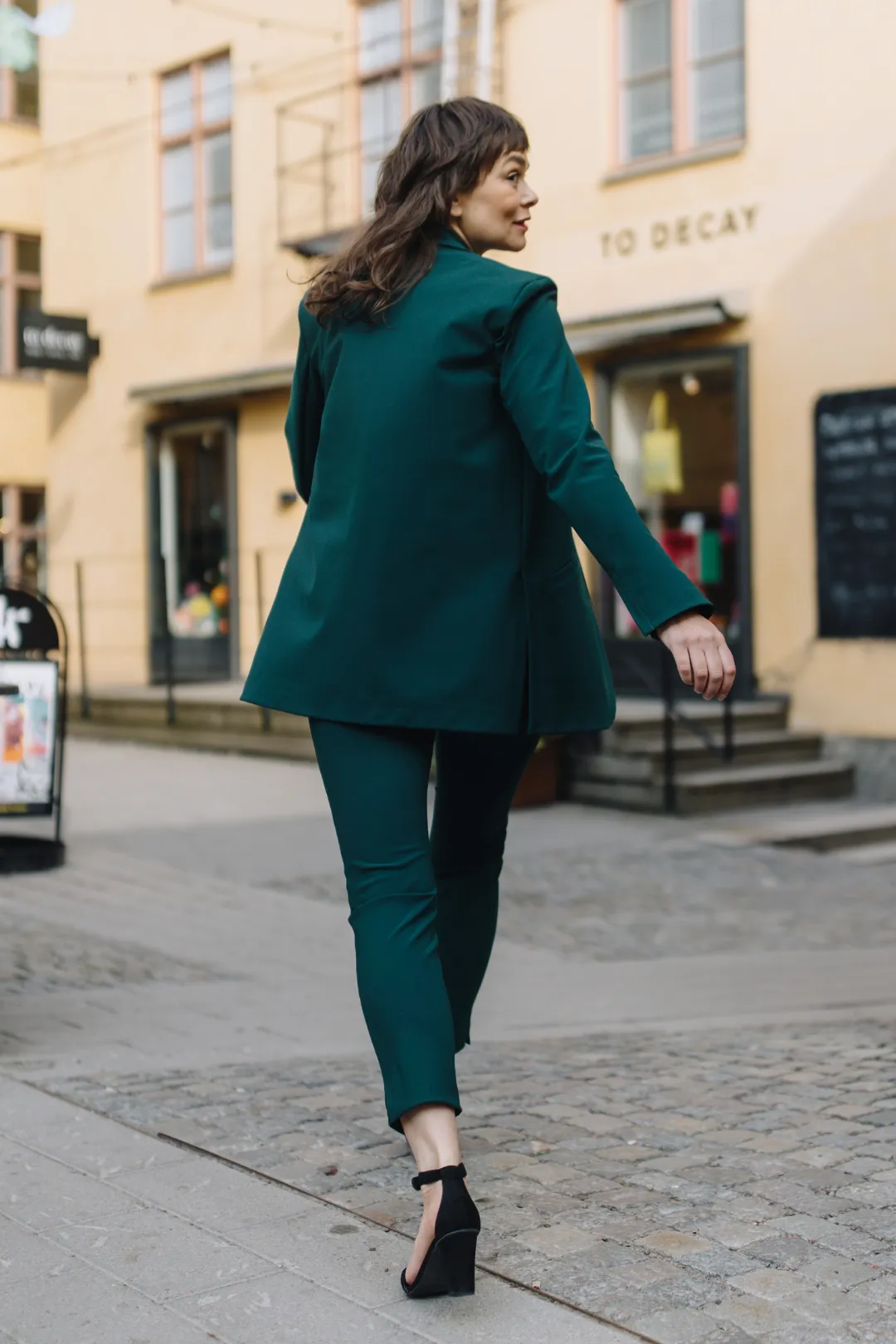 Work Trousers Classic Tight Fit Green sold by Ivalo.com product image thumbnail 4