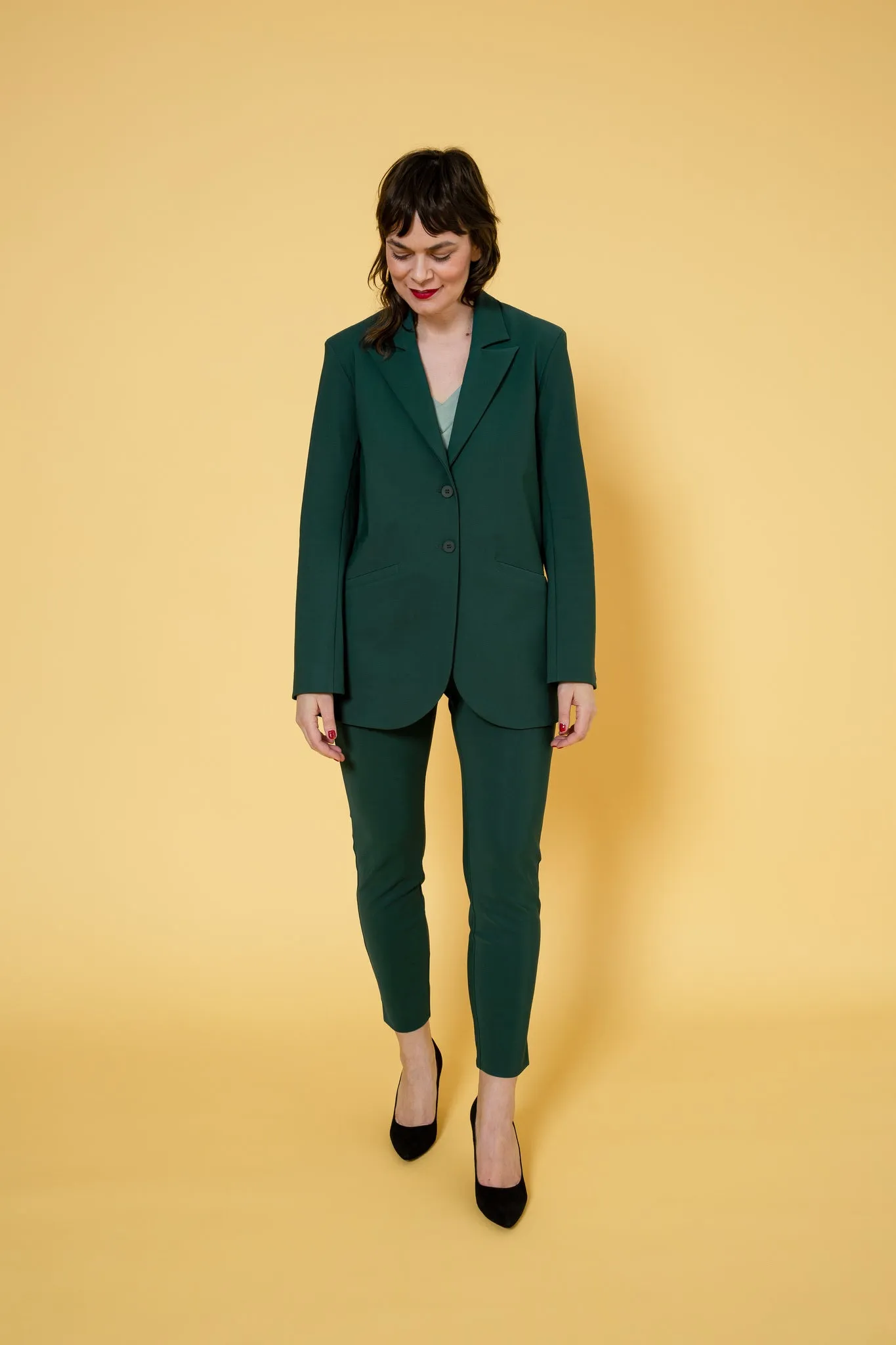 Work Trousers Classic Tight Fit Green sold by Ivalo.com product image thumbnail 3