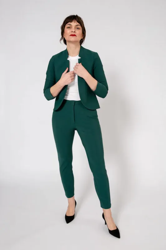 Work Trousers Classic Tight Fit Green sold by Ivalo.com