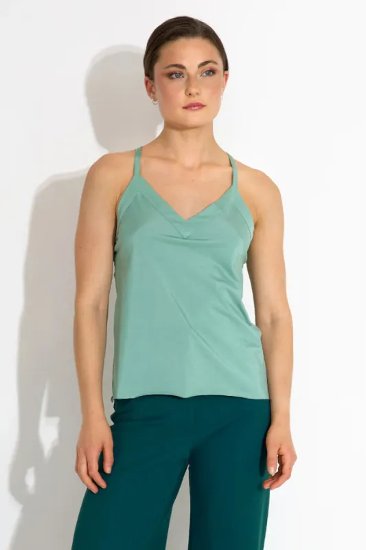 Harmony Glow Strap Top Green sold by Ivalo.com
