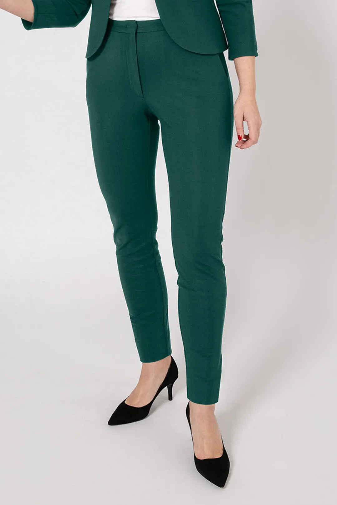 Work Trousers Long Classic Tight Fit Green sold by Ivalo.com product image thumbnail 2