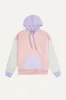 Women's Oversized Color Block Hoodie Pink sold by Ivalo.com