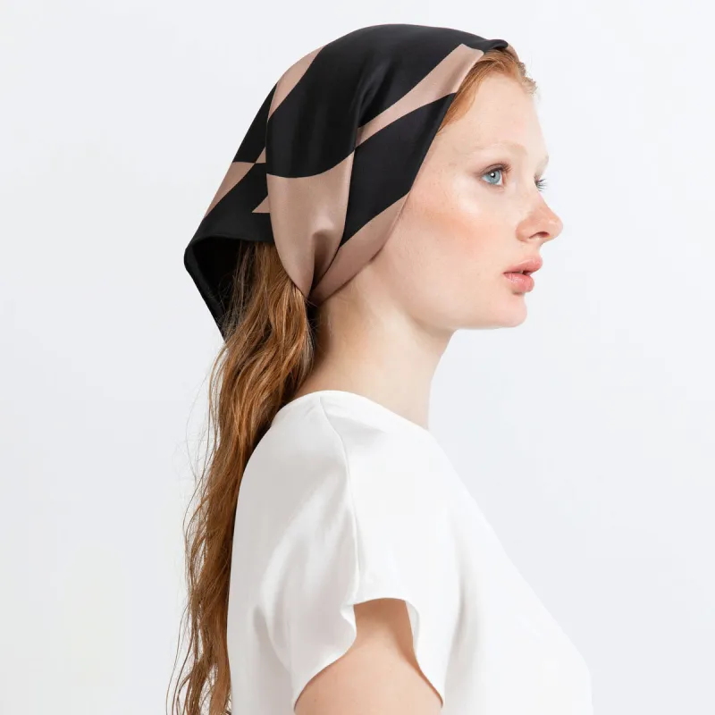 Circles Small Silk Scarf sold by Ivalo.com