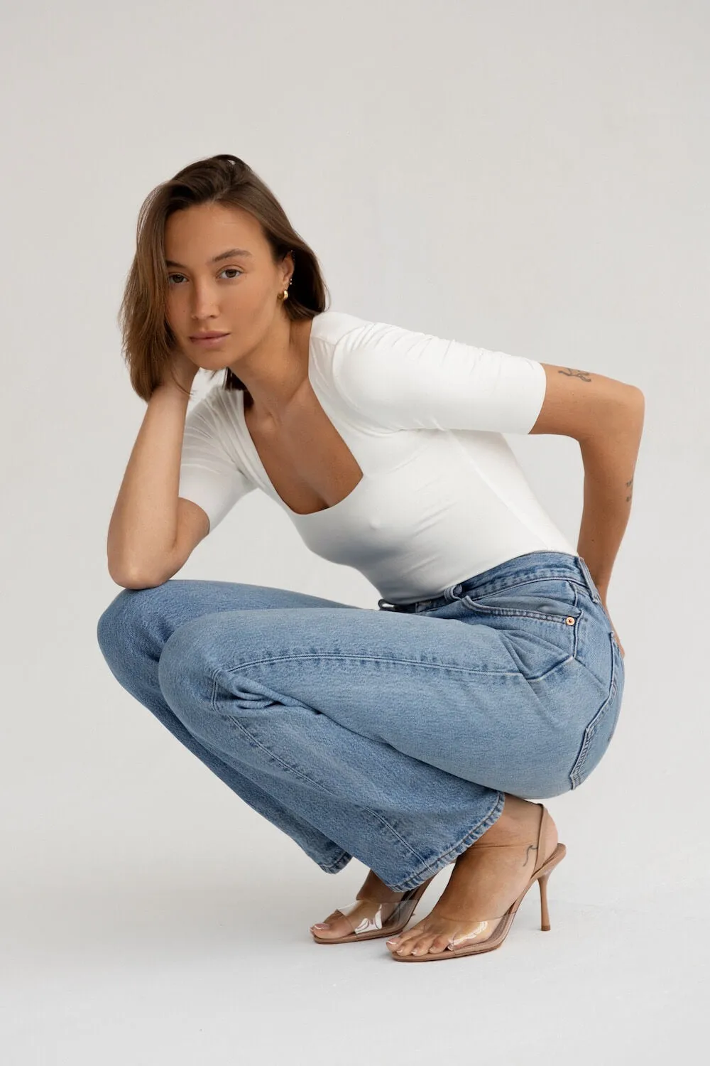 Body With Square Neckline Ecru sold by Ivalo.com product image thumbnail 2