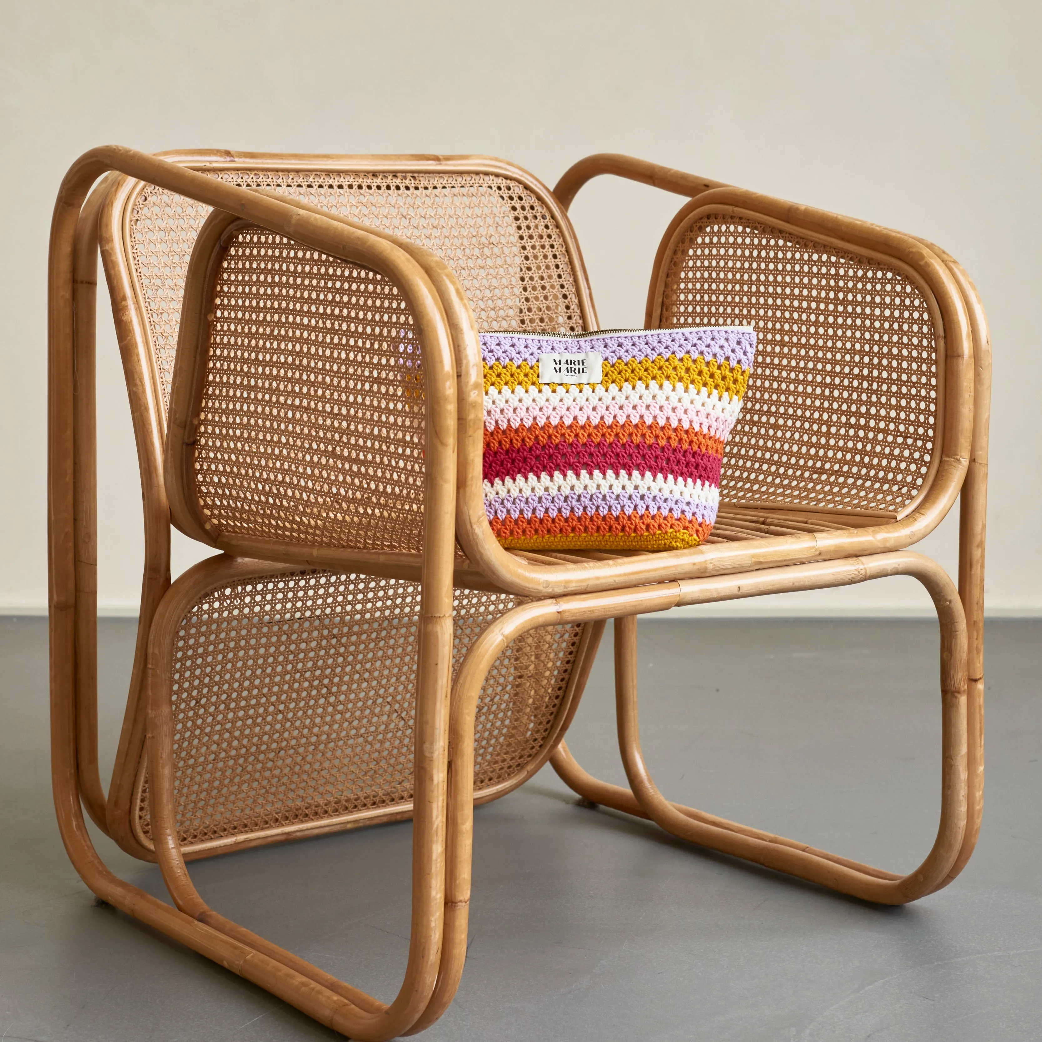 Mel Crochet Pouch Large Striped sold by Ivalo.com product image thumbnail 2