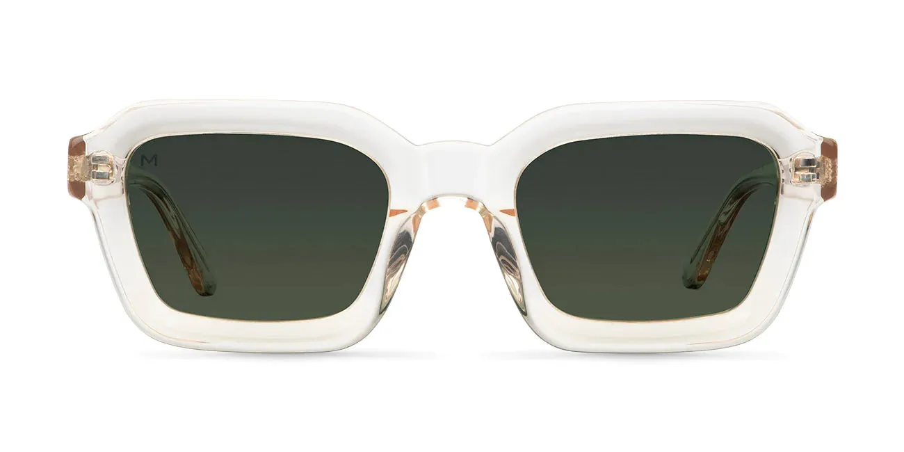 Nayah Sunglasses Bone Olive sold by Ivalo.com