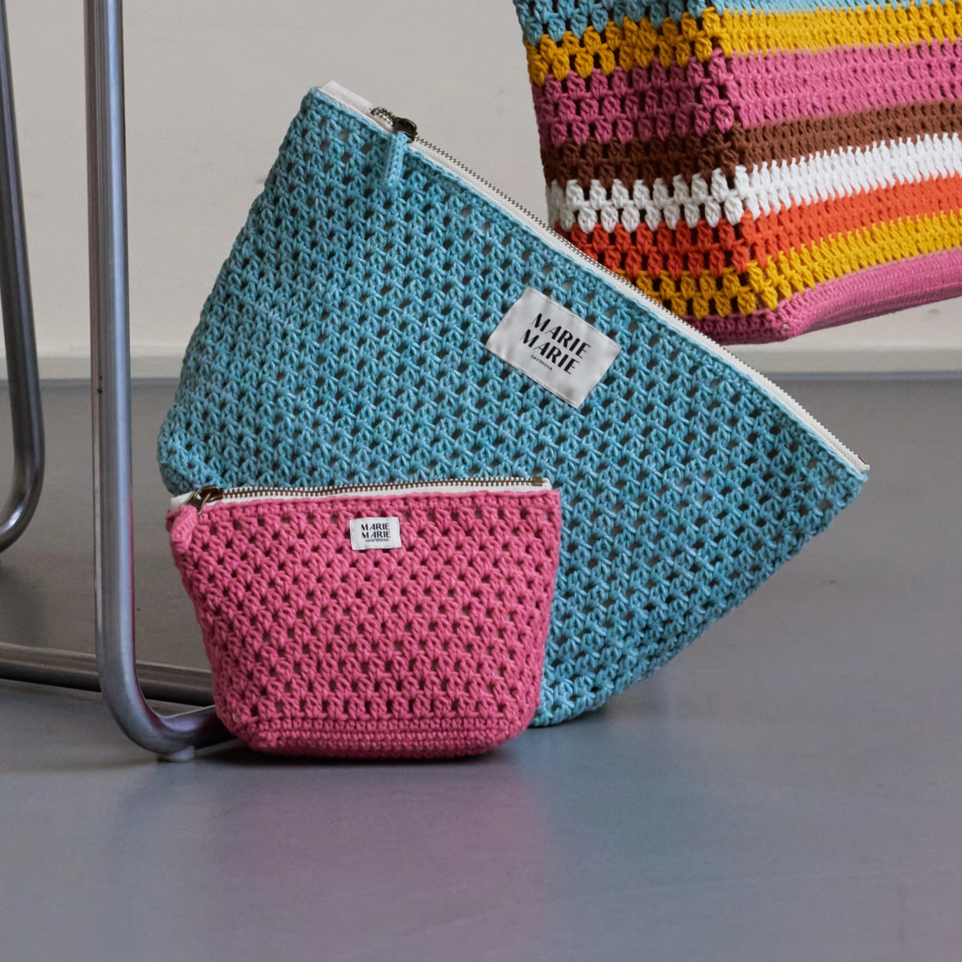 Antique Rose Crochet Pouch Small sold by Ivalo.com