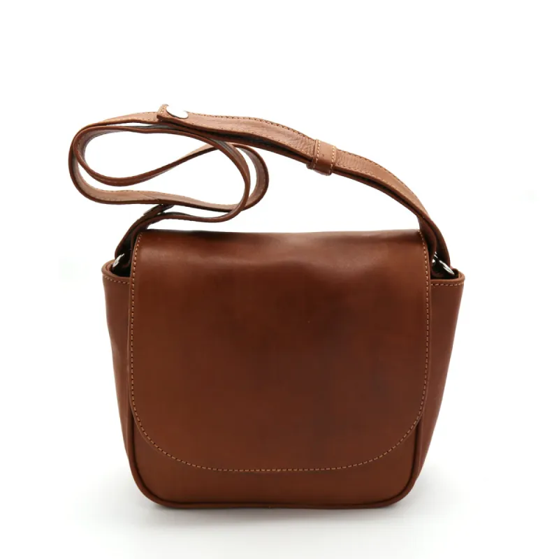 Irina Saddle Bag Cognac sold by Ivalo.com
