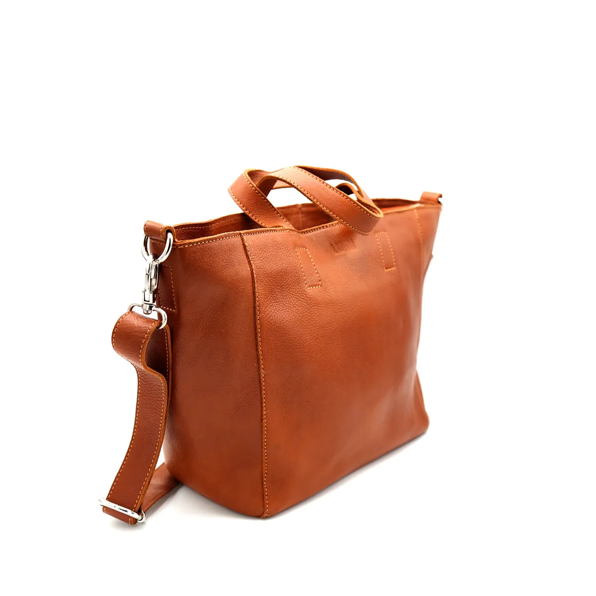 Livia Soft Medium Work Tote Cognac sold by Ivalo.com product image thumbnail 2