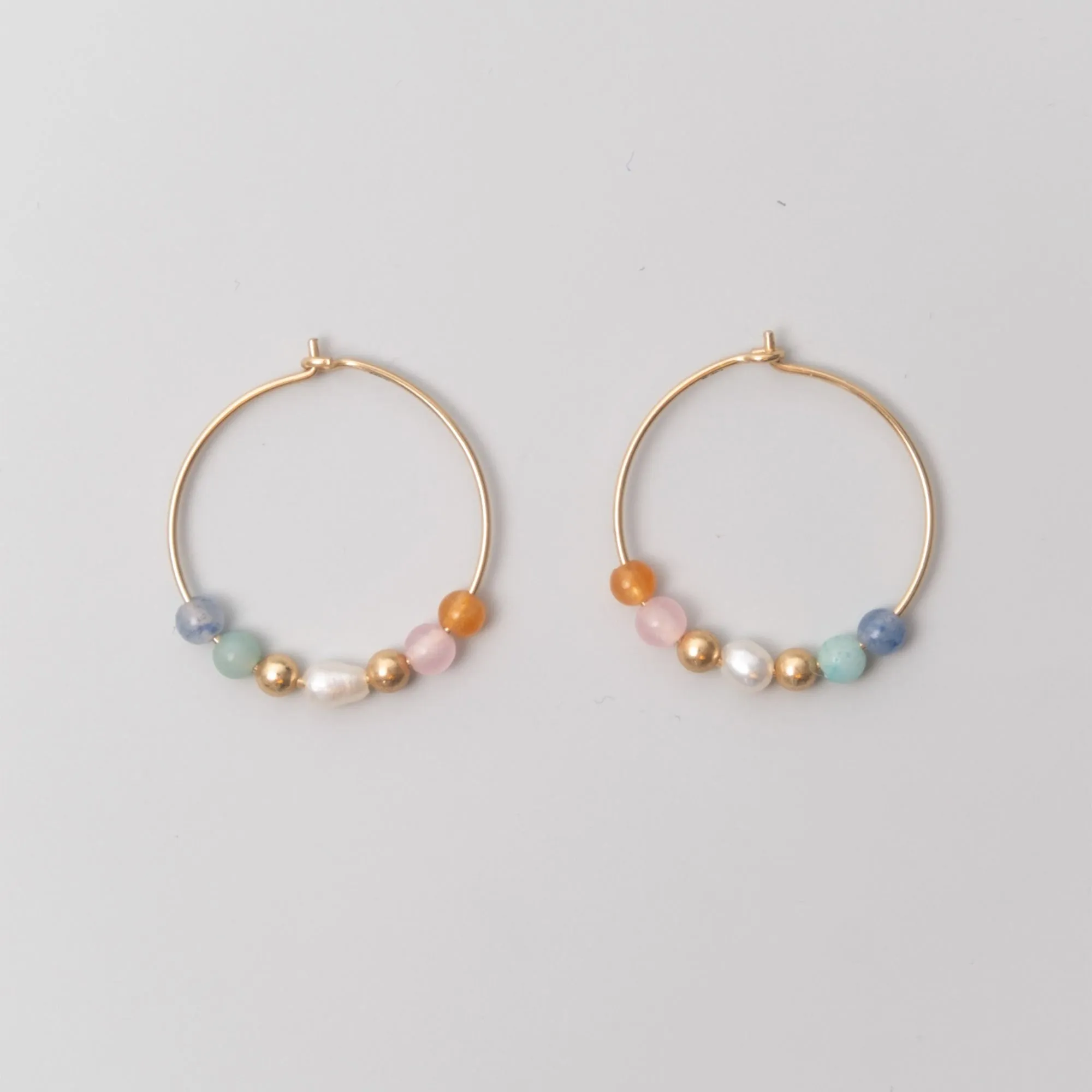Summer Pearl Hoops sold by Ivalo.com