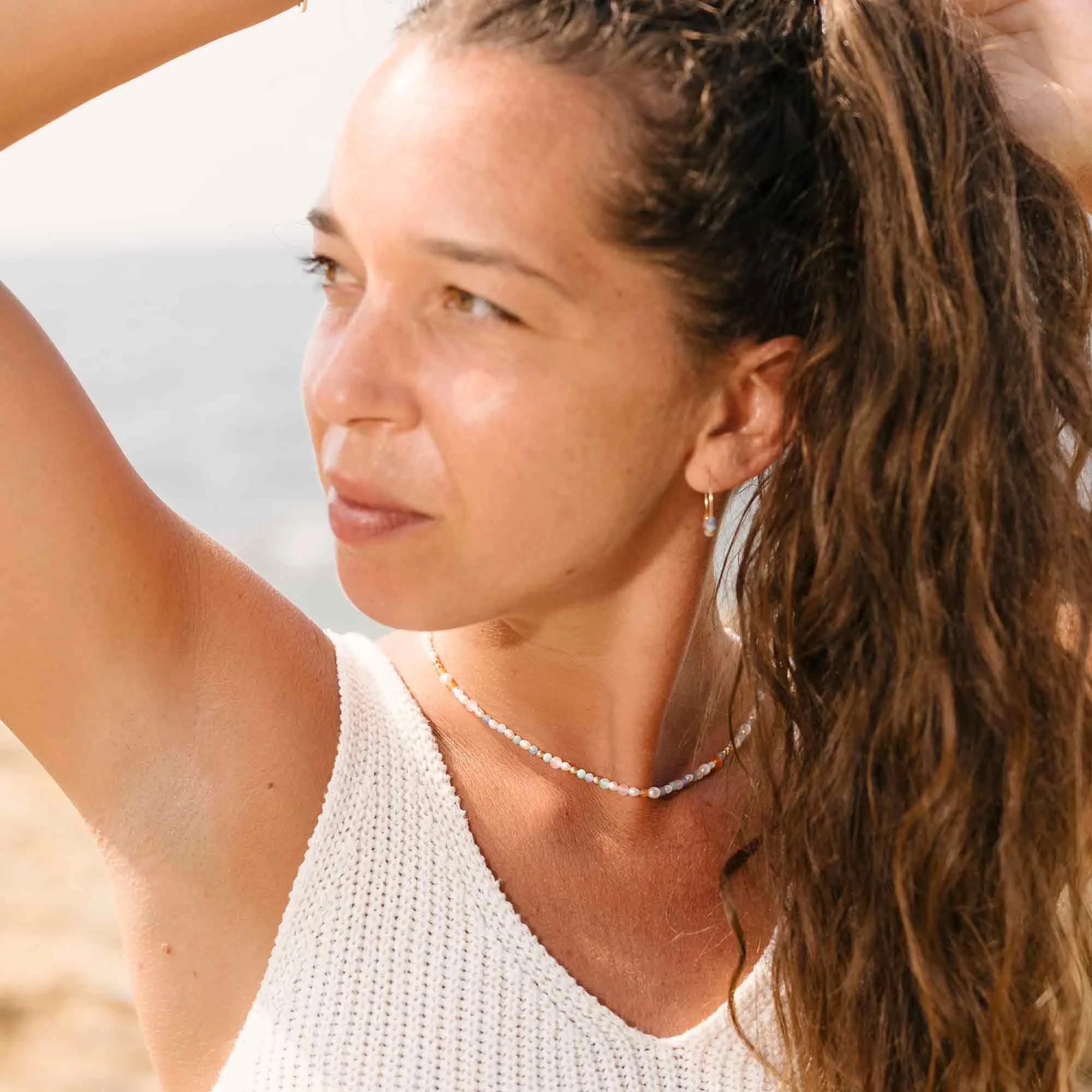 Summer Pearl Hoops sold by Ivalo.com product image thumbnail 3