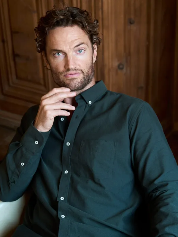 Oxford Shirt Dark Green sold by Ivalo.com