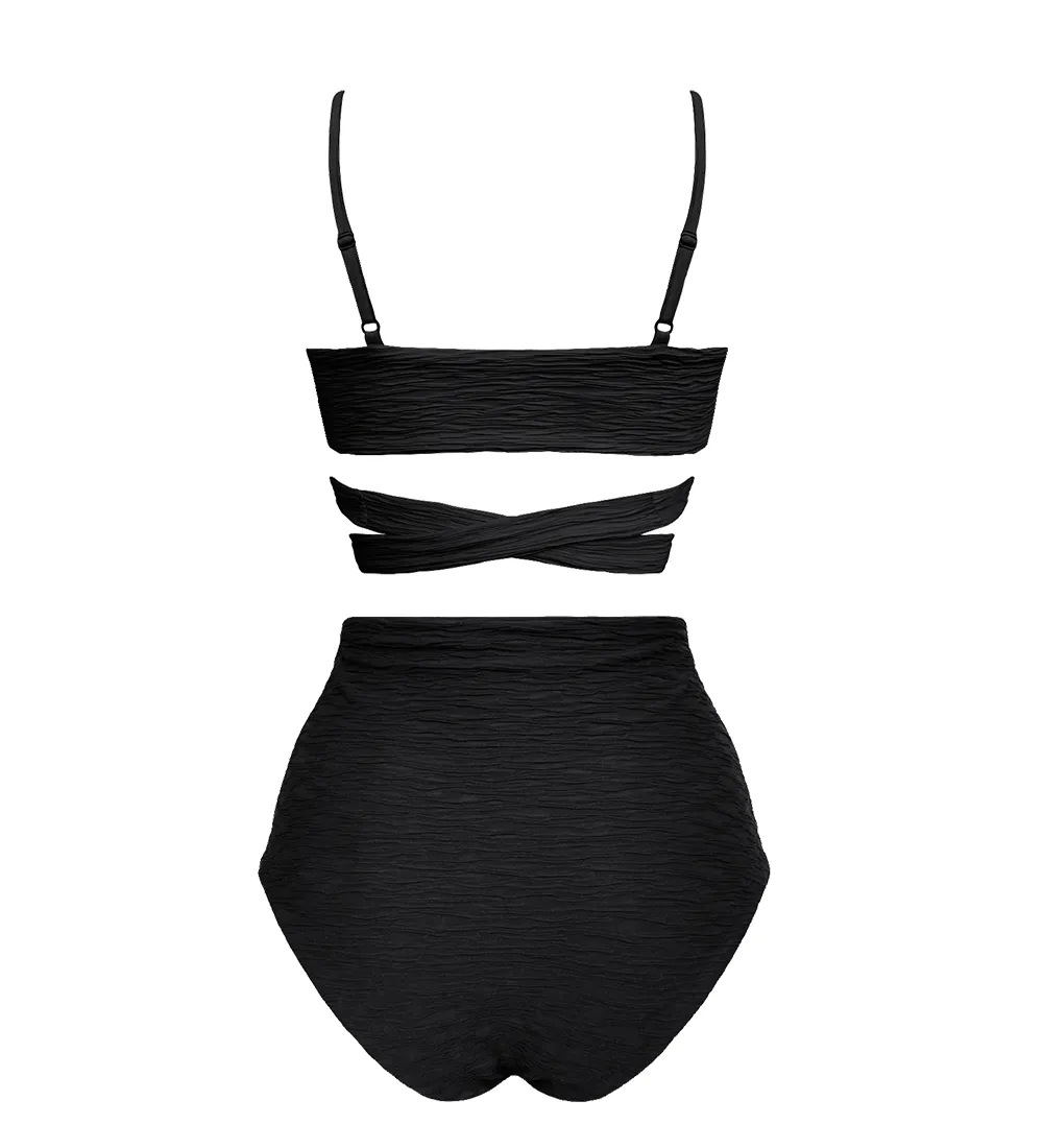 Jacquard Lin + Core High Bikini Set Black sold by Ivalo.com product image thumbnail 5