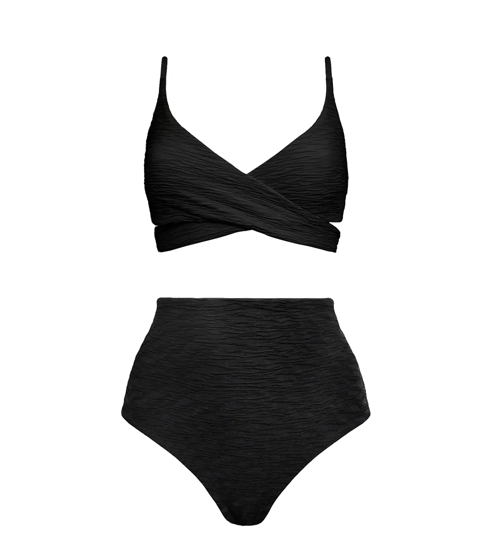 Jacquard Lin + Core High Bikini Set Black sold by Ivalo.com product image thumbnail 4