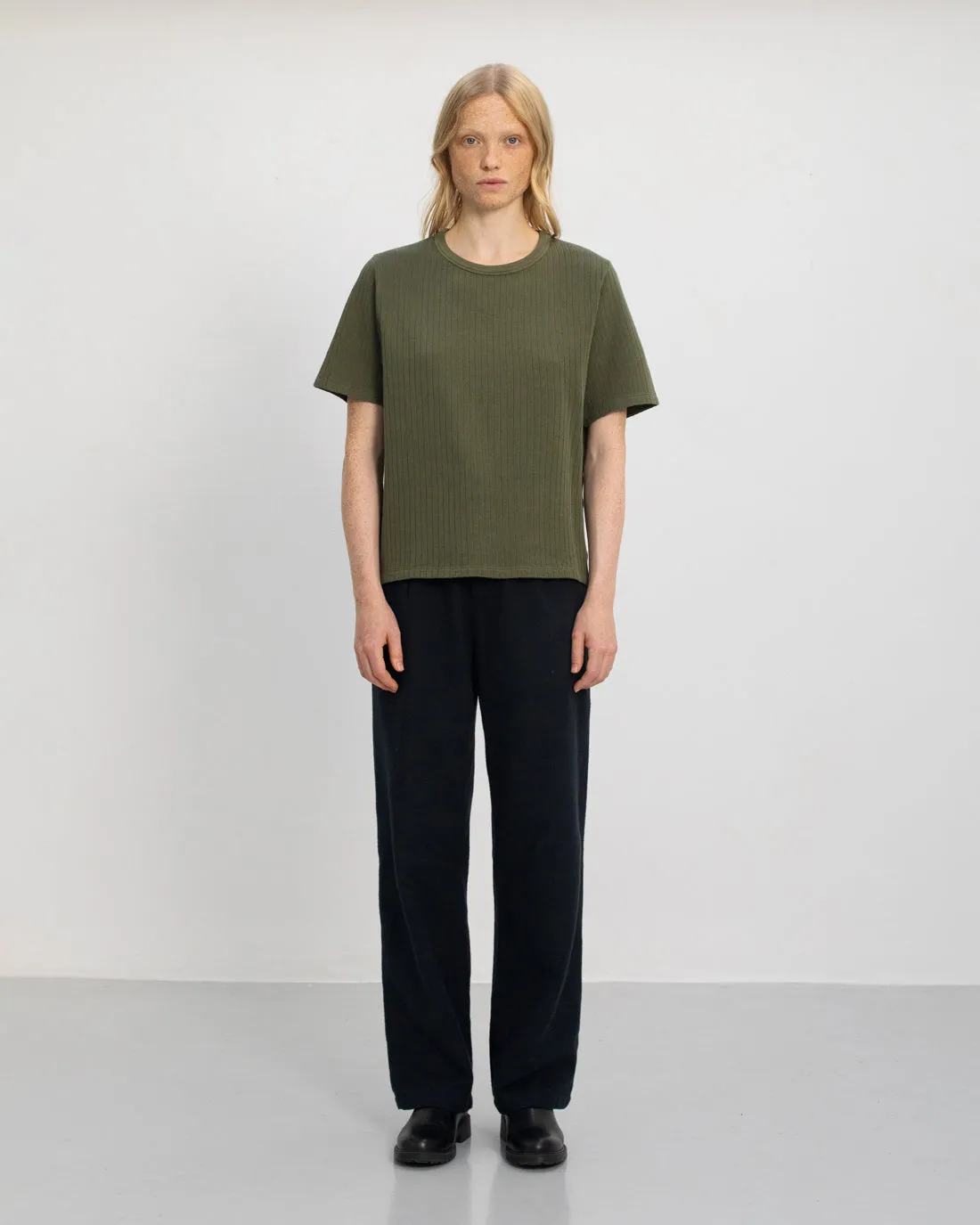 Ribbed Unisex T-Shirt Green sold by Ivalo.com