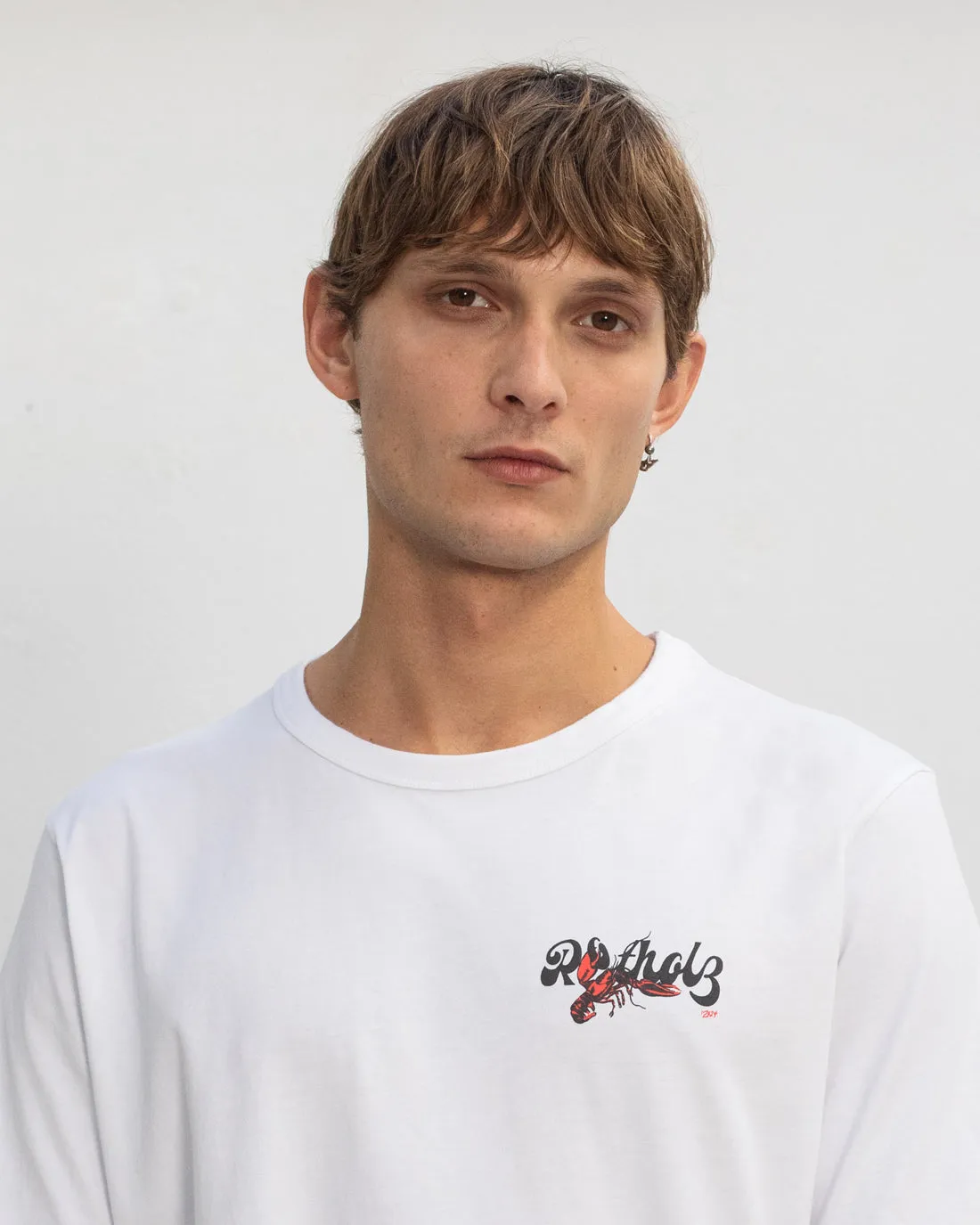 Lobster Logo T-Shirt Classic White sold by Ivalo.com product image thumbnail 2
