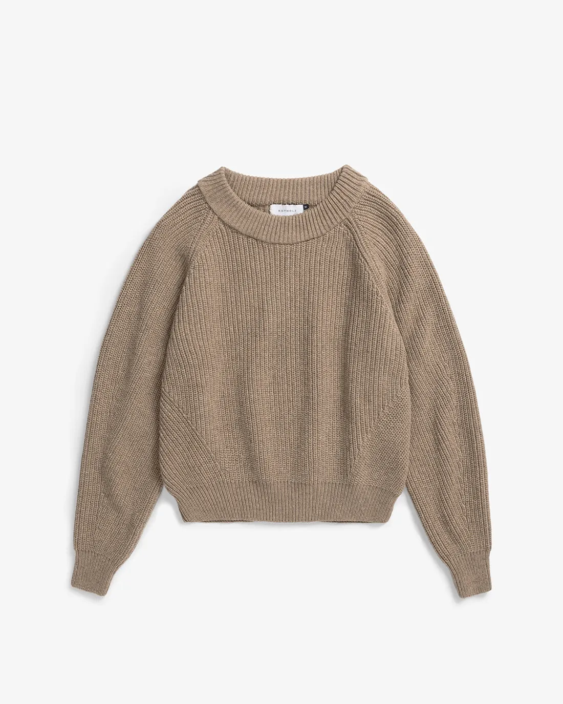 Cropped Knit Sweater Wool-Blend Beige sold by Ivalo.com product image thumbnail 2