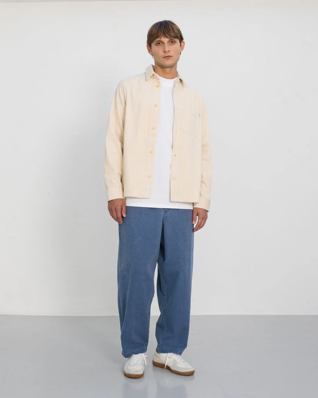 Cord Casual Shirt White sold by Ivalo.com