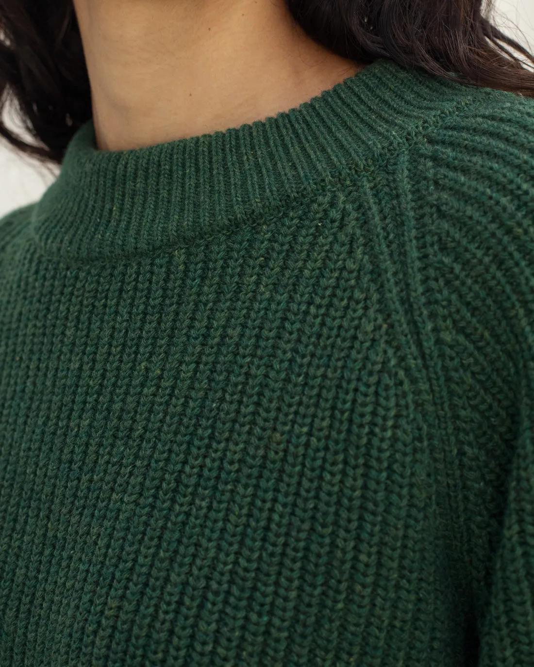 Cropped Knit Sweater Wool-Blend Green sold by Ivalo.com product image thumbnail 5