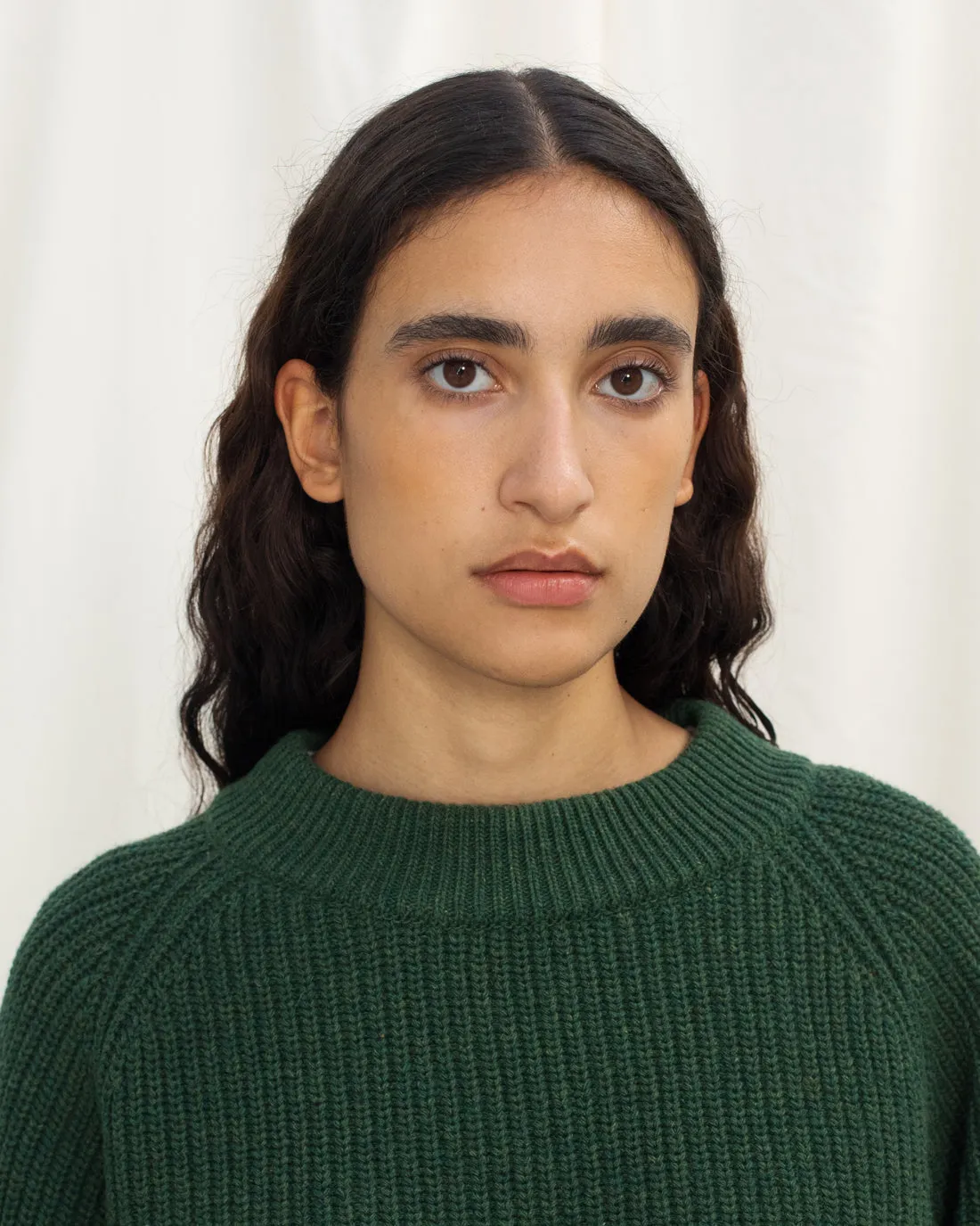 Cropped Knit Sweater Wool-Blend Green sold by Ivalo.com product image thumbnail 4