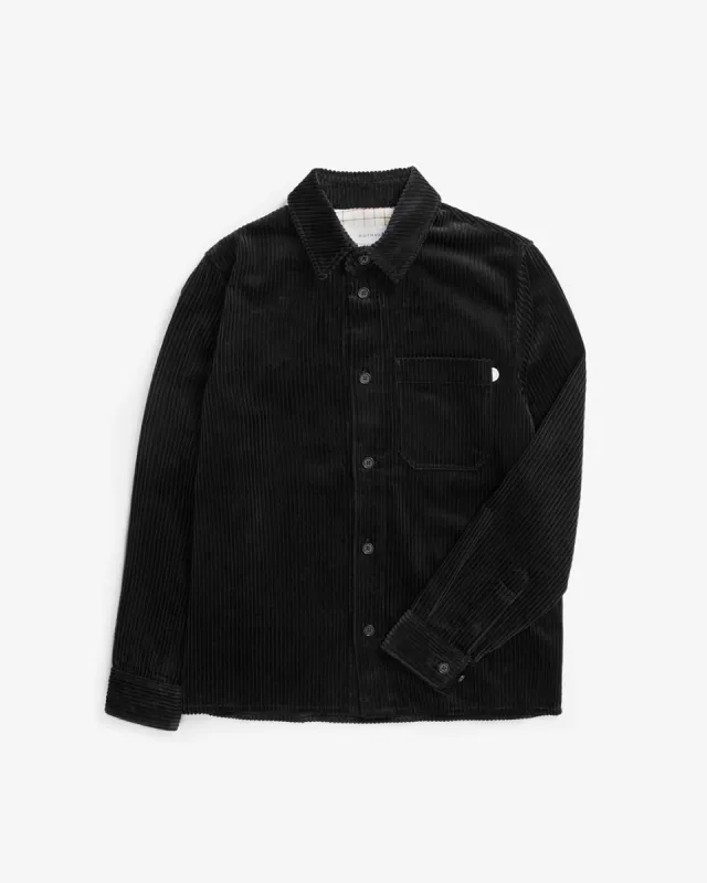 Cord Casual Unisex Shirt Black sold by Ivalo.com