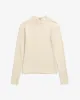 Ribbed Long-Sleeve Mockneck Sand sold by Ivalo.com