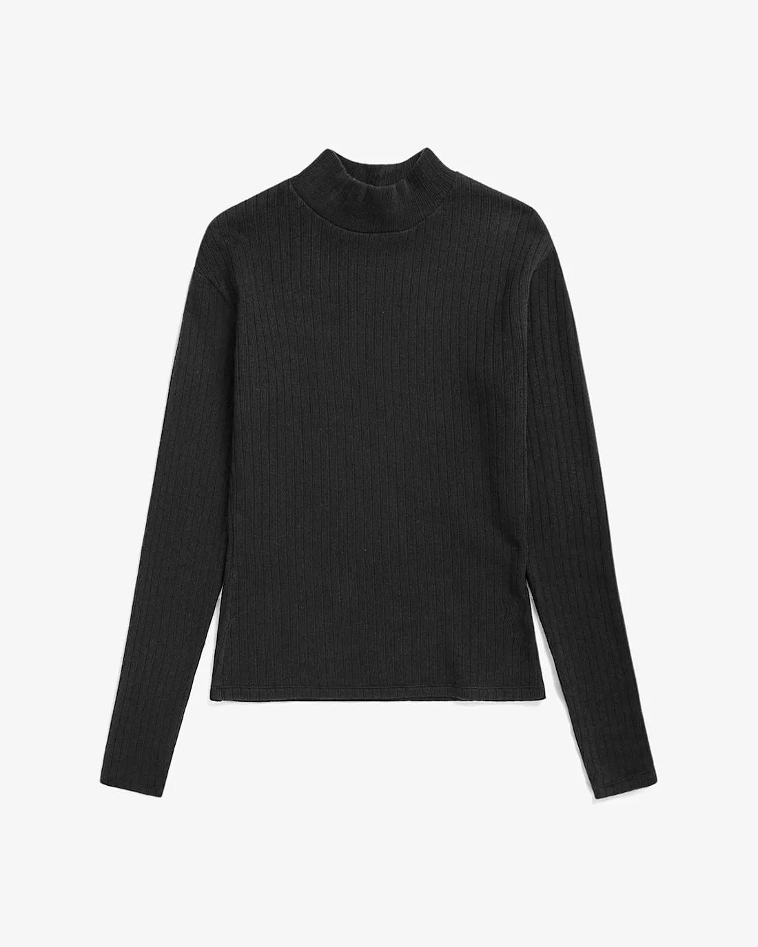 Ribbed Long-Sleeve Mockneck Black sold by Ivalo.com product image thumbnail 5