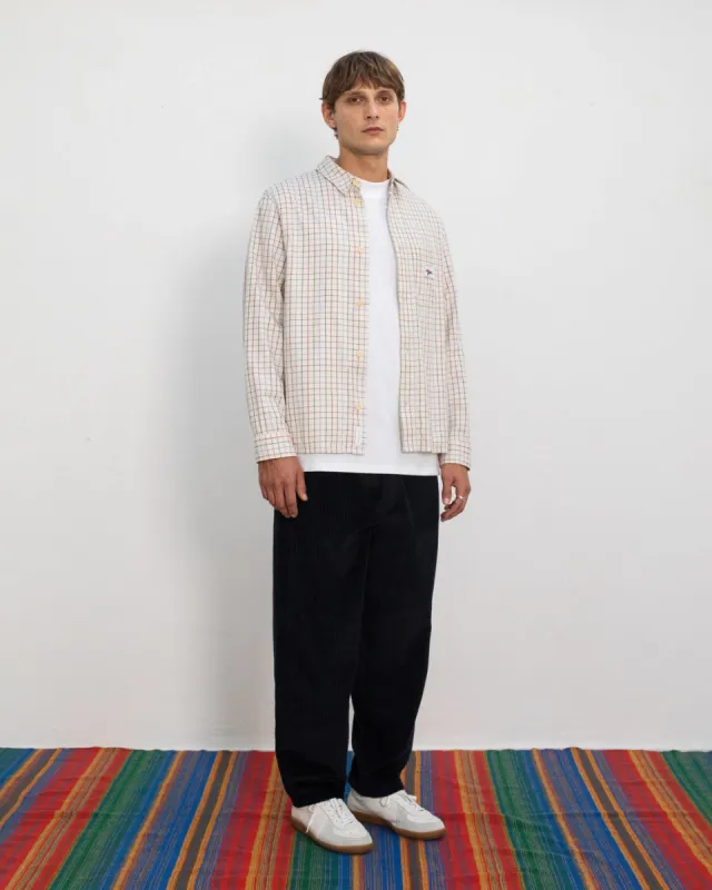 Wide Organic Cotton Cord Pant Black sold by Ivalo.com