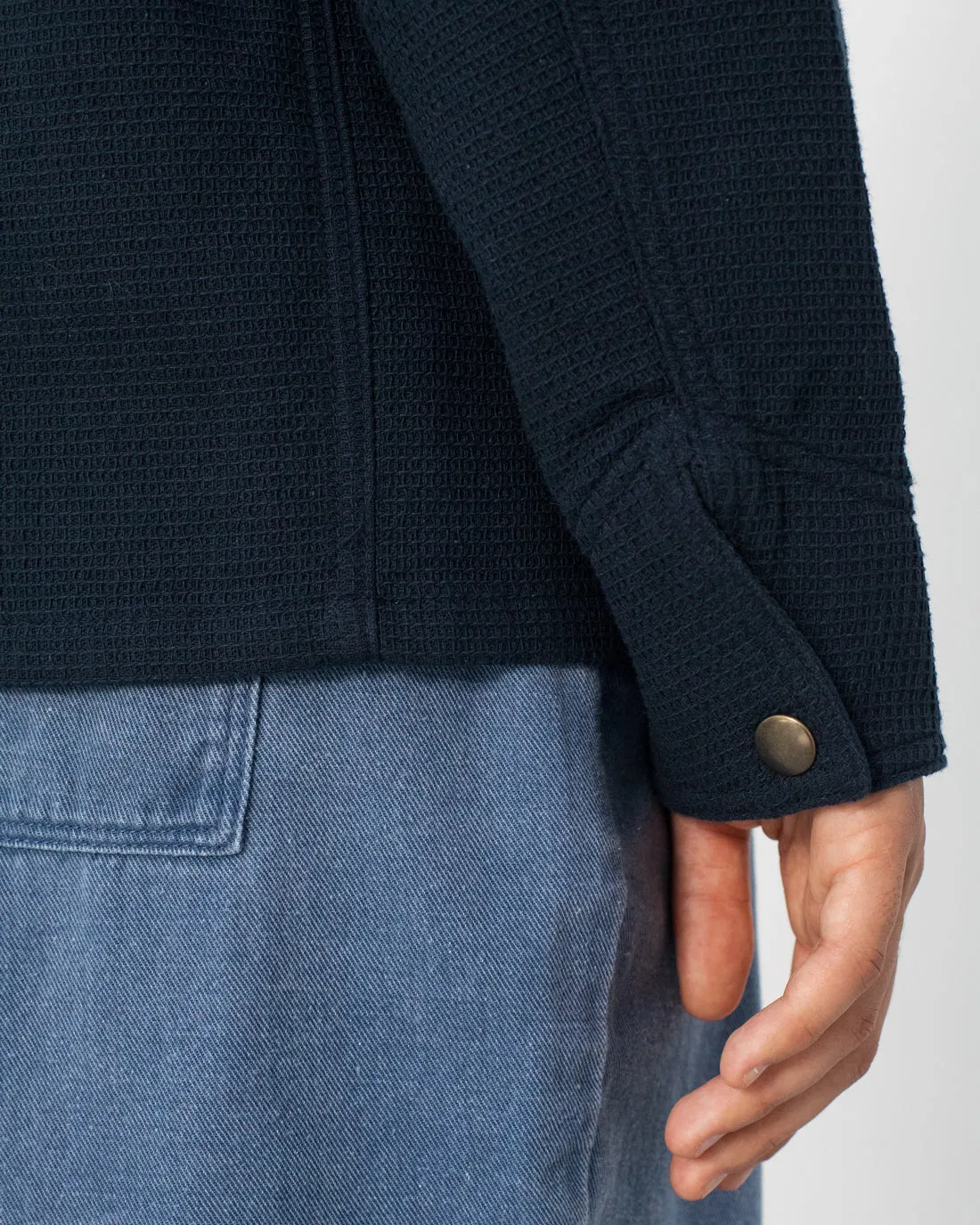 Waffle Field Unisex Shirt Navy sold by Ivalo.com product image thumbnail 5