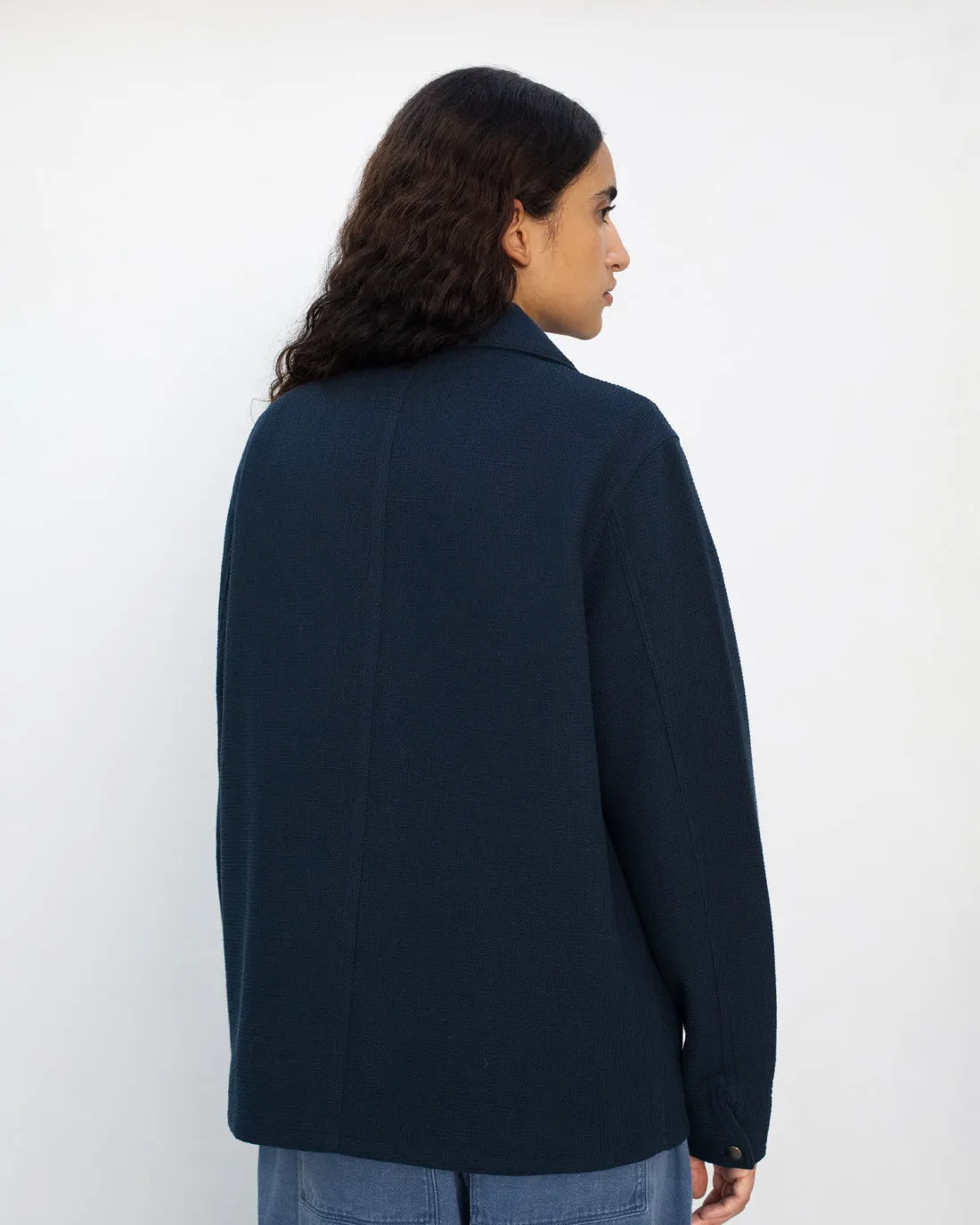 Waffle Field Unisex Shirt Navy sold by Ivalo.com product image thumbnail 2