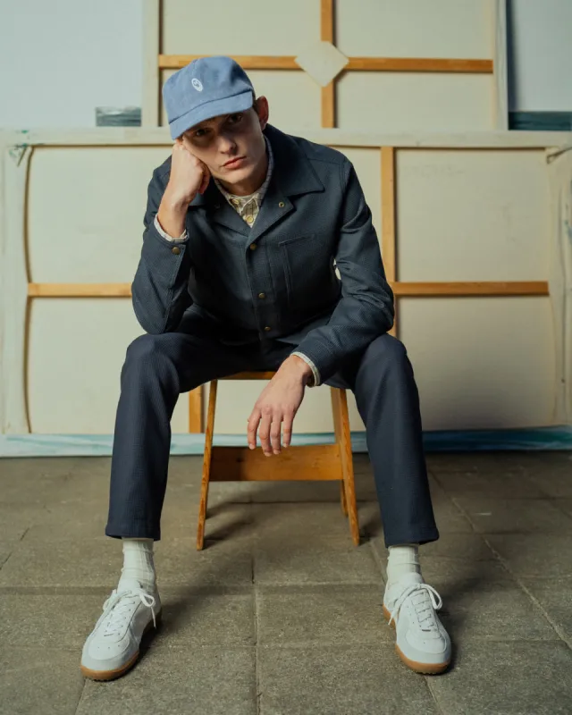 Waffle Field Shirt Navy sold by Ivalo.com