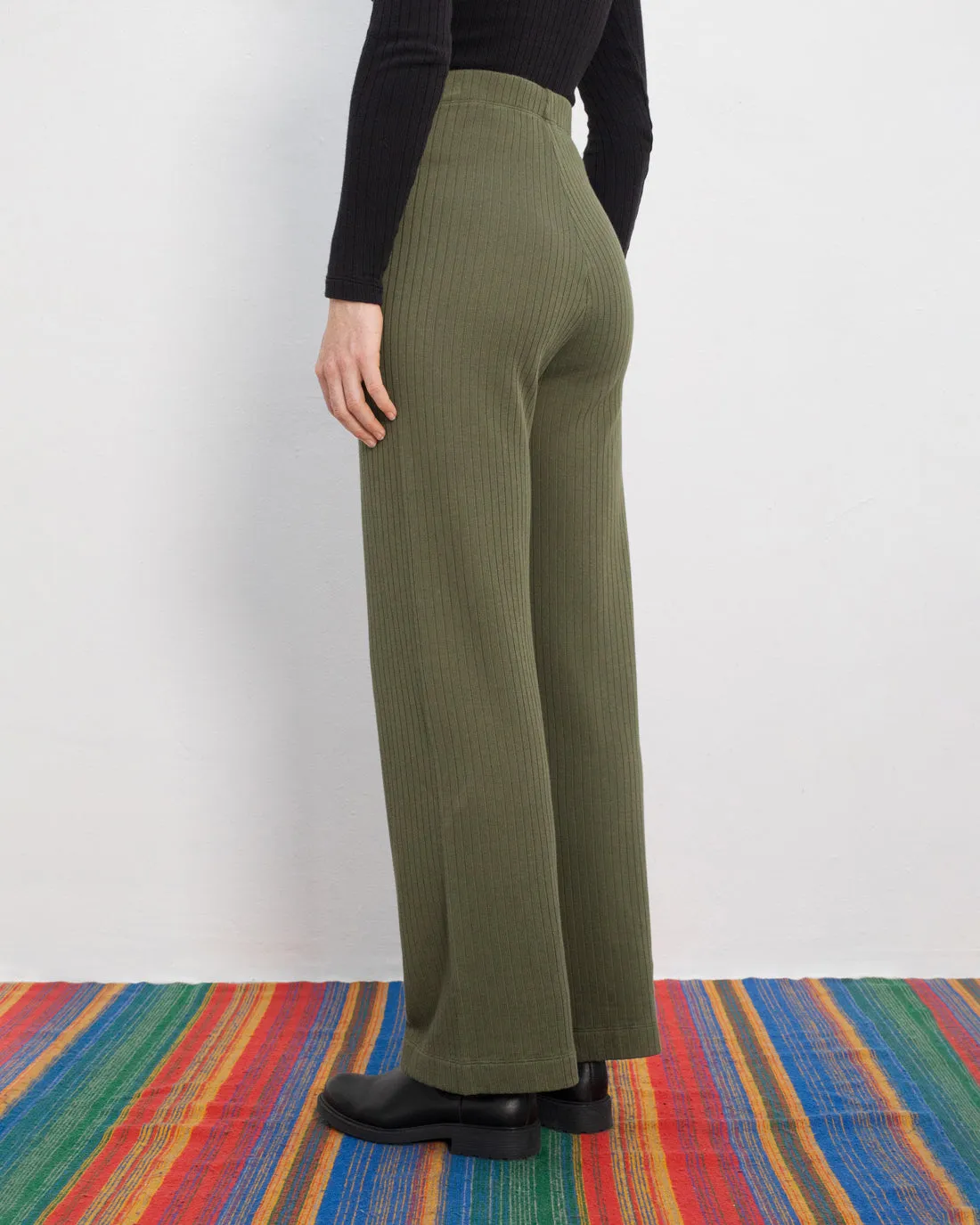 Ribbed Lounge Pant Green sold by Ivalo.com product image thumbnail 5
