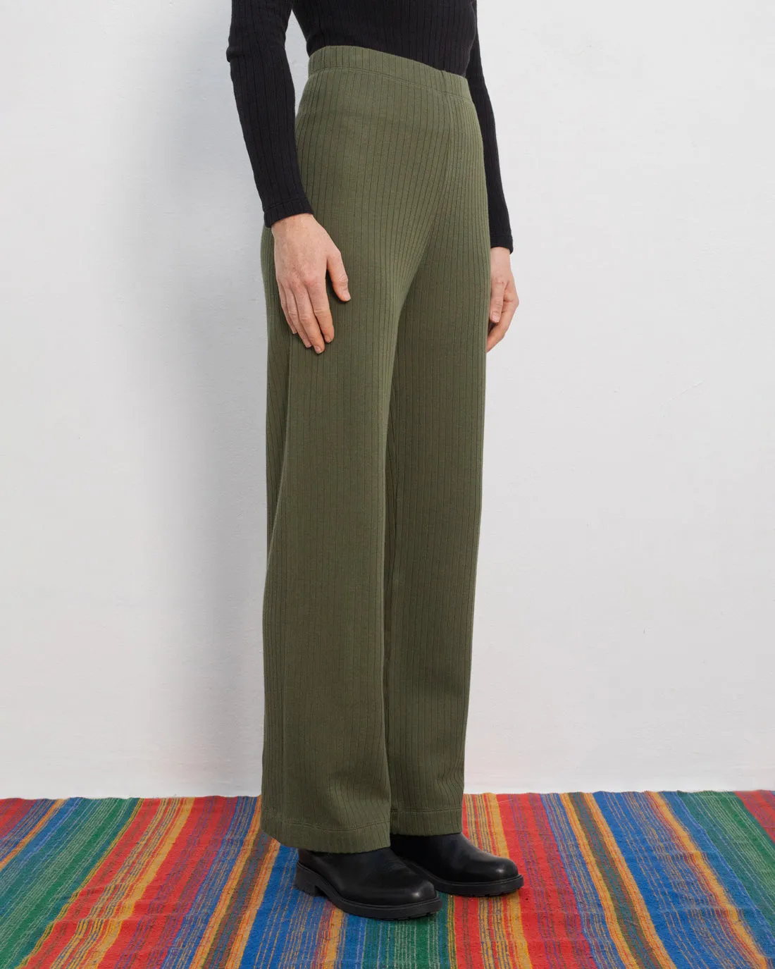 Ribbed Lounge Pant Green sold by Ivalo.com product image thumbnail 2