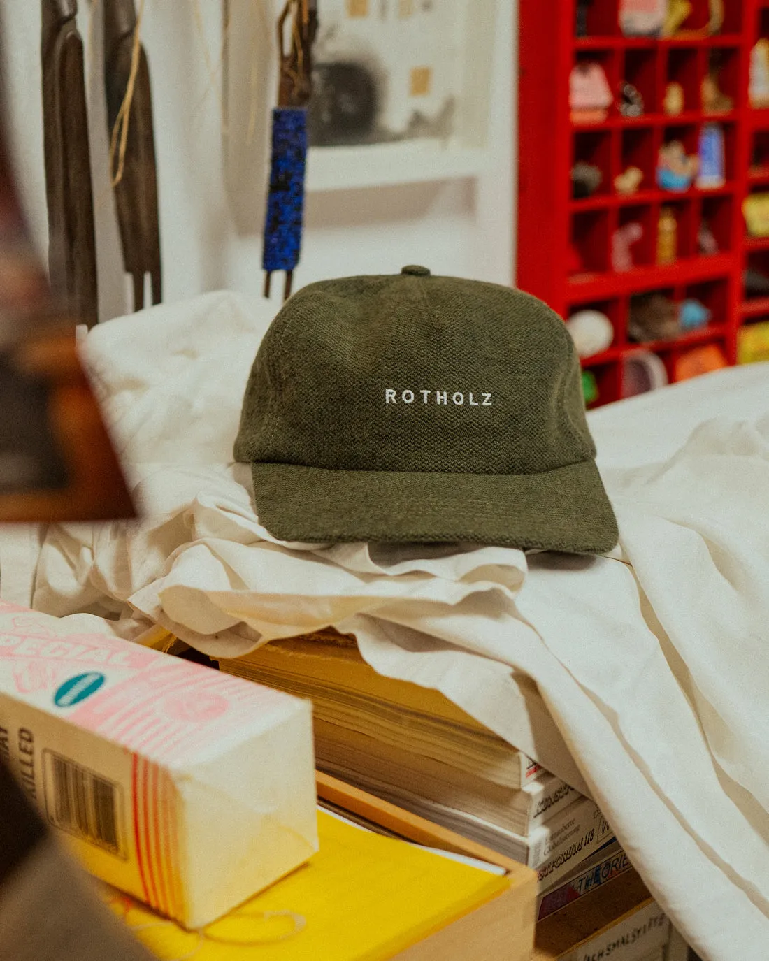 Flannel Floppy Cap Moss Green sold by Ivalo.com product image thumbnail 2